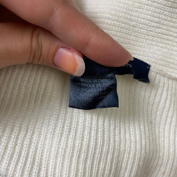 French Connection Cotton‎ Lace Bell-Sleeve Top Womens Size XS White - Picture 6 of 7